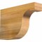 Ekena Millwork Del Monte Rough Sawn Rafter Tail, Western Red Cedar, 4"W x 12"H x 18"L RFT04X12X18DEL00RWR - alternate 1